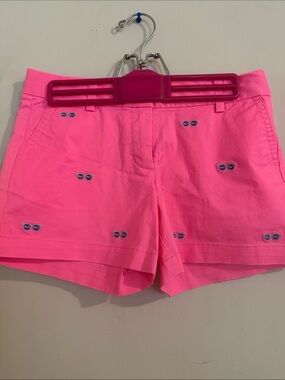 Vineyard Vines Hot Pink Sunglasses Embroidered Kids Shorts